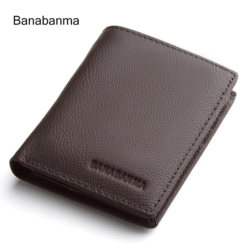 Leather Bifold Wallet - Black