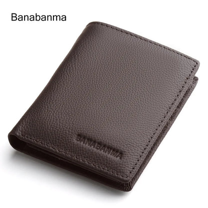 Leather Bifold Wallet - Black