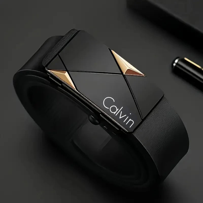 Automatic Buckle Belt - Gold