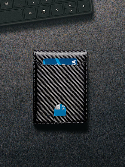RFID Slim Wallet - Carbon Blue