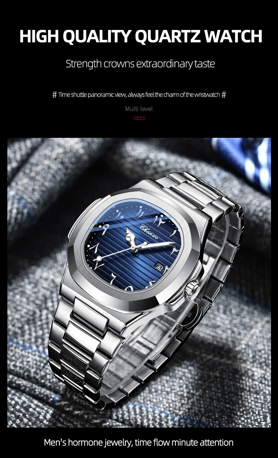 Arabic Dial Watch - Black