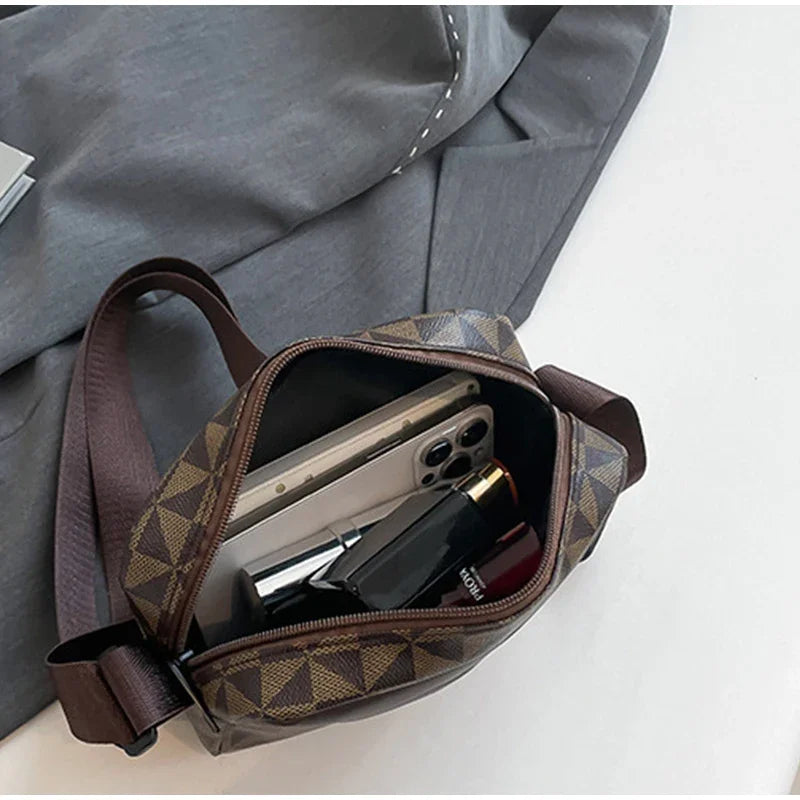 Luxe Compact Crossbody Bag - Modern Essential