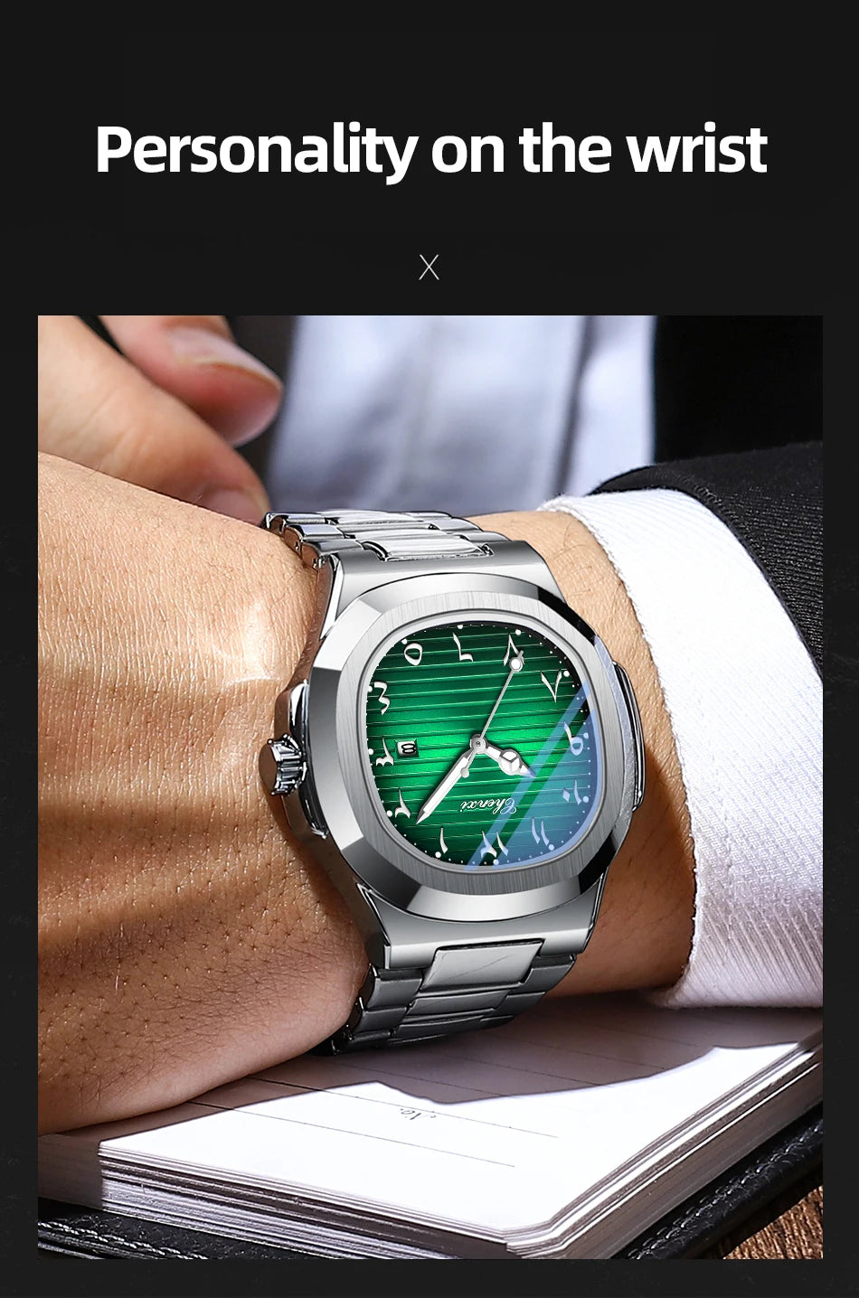 Arabic Dial Watch - Black