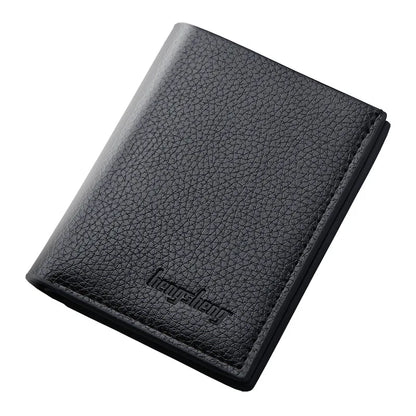 Leather Bifold Wallet - Black