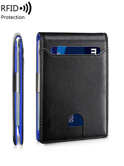 RFID Slim Wallet - Carbon Blue