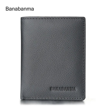 Leather Bifold Wallet - Black
