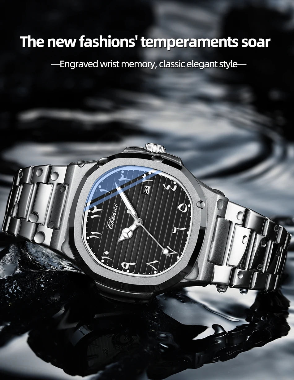 Arabic Dial Watch - Black