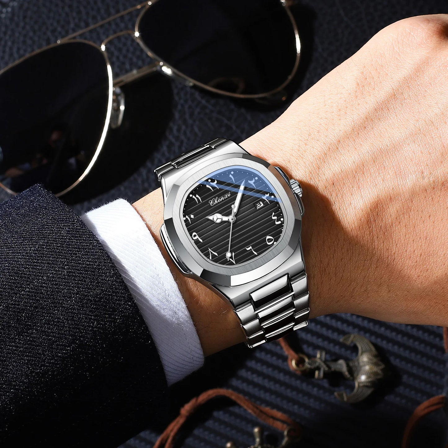 Arabic Dial Watch - Black