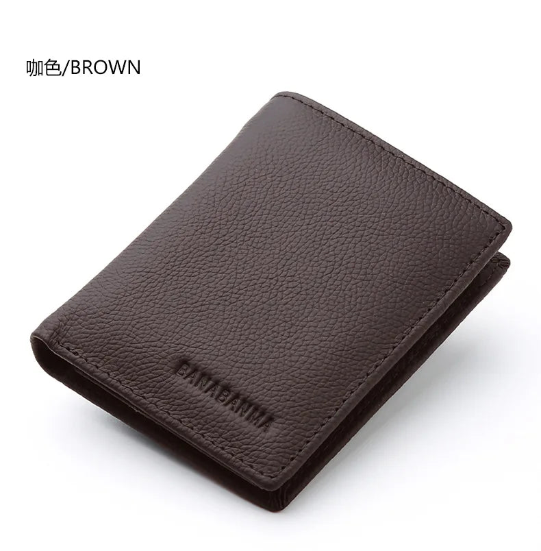 Leather Bifold Wallet - Black