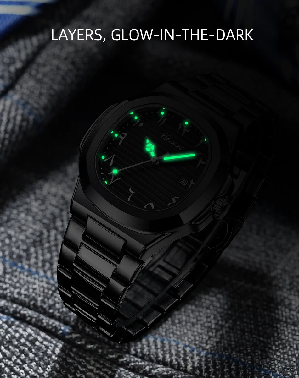 Arabic Dial Watch - Black