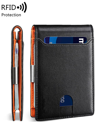 RFID Slim Wallet - Carbon Blue