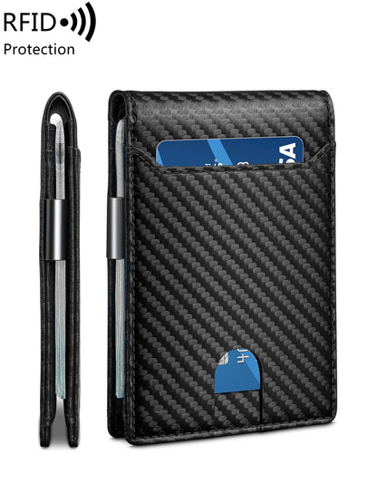 RFID Slim Wallet - Carbon Blue